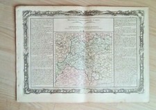 Gravure carte géographique