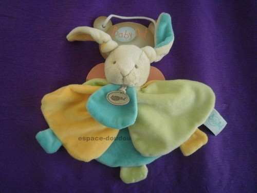 Doudou plat lapin douceur - doudou,