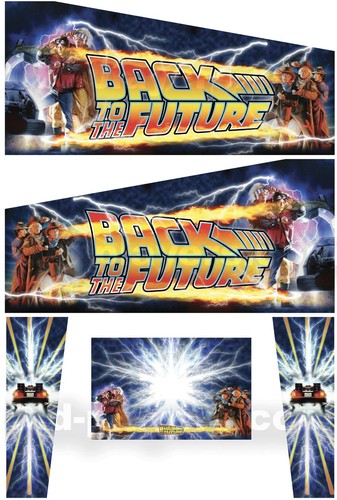 Stickers retour vers futur - le,