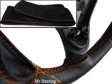 Couvre Volant En Cuir Noir