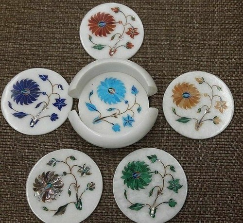 Marbre coaster set multicolore - set,