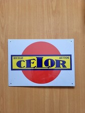 PLAQUE PUBLICITAIRE HUILE