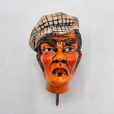 Bouchon en terre cuite peinte