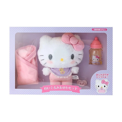 Ensemble peluche bébé sanrio - peluche,