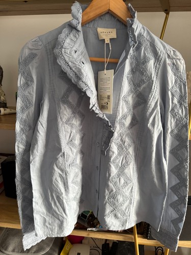 Chemise chlo bleu vintage - bleu,