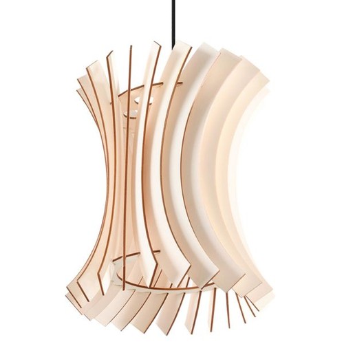 Suspension bois naturel - suspension,