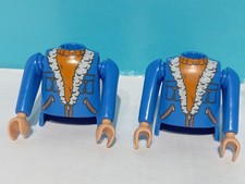 PLAYMOBIL X2 CORPS BRAS BLEUS