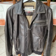 Blouson cuir vintage - cuir,