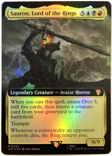 Mtg sauron lord - of, rings