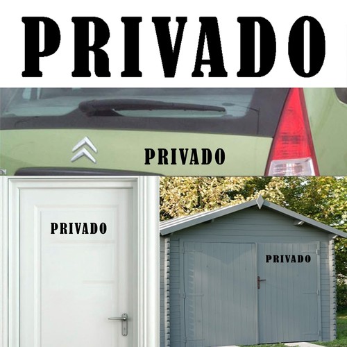 Privé autocollant vinyle - autocollant,