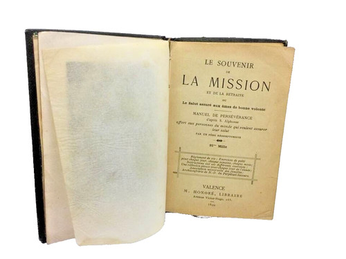 Souvenir mission et de - la,