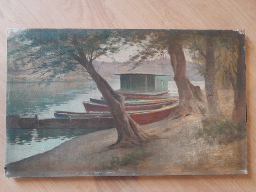 Peinture ancienne ecole - ancienne,
