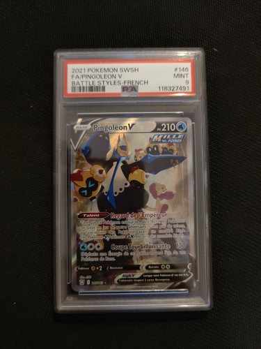 Carte pokémon pingoléon - pingoléon, v