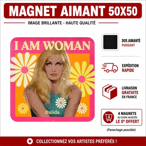 Magnet dalida 5x5 - ,