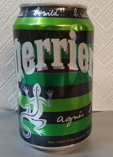 Canette perrier collector - canette,