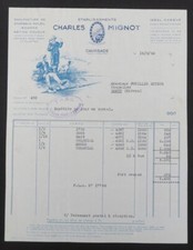 Facture 1950 CAUSSADE MIGNOT IDEAL CASQUE BOWENS  illustrée 93