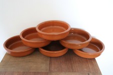 Six anciens plats rond en