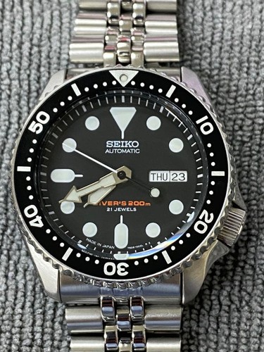 Seiko skx007j black boy - seiko,