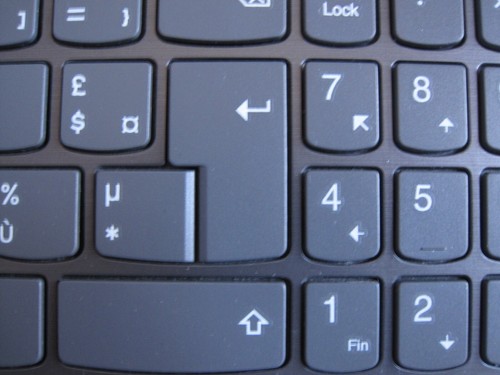 Une touche clavier français - une,