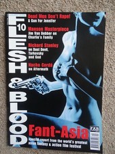 FLESH & BLOOD #10 1997  H.Fenton  Horror/Adult Cinema  Richard Stanley,  Bebber