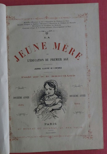 Livre ancien jeune mère - ancien, la