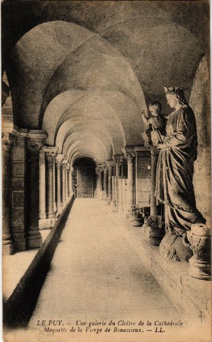 Cpa puy une galerie - cpa, le