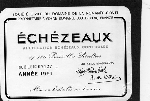Bourgogne etiquette romanee - bourgogne,