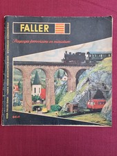 CATALOGUE FALLER TRAIN  ANNEE 1950 /60 PLAN CROQUIS COULEUR COLLECTION VINTAGE