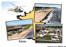 DA-BFP1-0487-50 - QUERON KAIRON - En avion au-dessus HELICOPTERE ALOUETTE