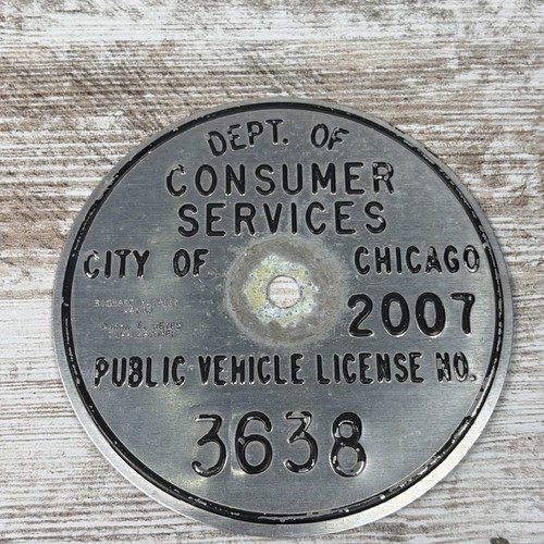 2007 chicago taxi medallion - chicago,