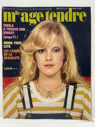 Revue mlle age tendre sylvie - revue,