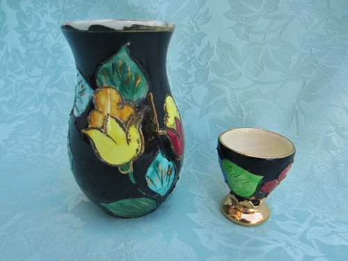 Vase coquetier ancien en - vase,