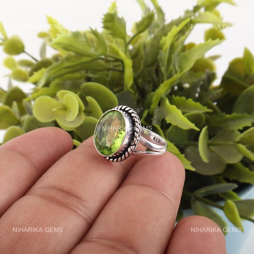 Bague Solitaire en Argent 925