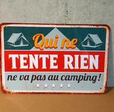 Plaque métal humoristique