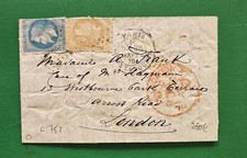 Lettre Ballon monté France par "Les États-Unis" pour Londres