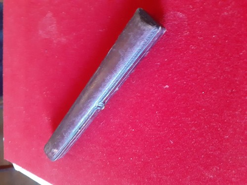 Ancien étui cuir pour - en, fume
