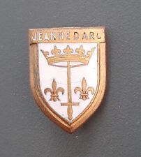 JEANNE D'ARC Insigne Miniature Marine Croiseur Porte Hélicoptères 1960 ORIGINAL