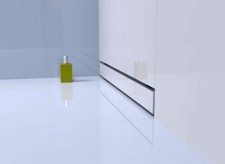 Caniveau de douche en acier inoxydable caniveau mural caniveau de vidange can...