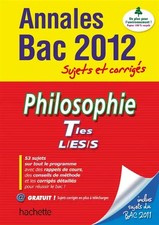 Annales bac 2012, sujets et