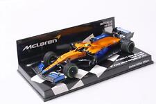 1:43 Minichamps Mclaren F1 Équipe MCL35M Lando Norris 3rd Place Emilia Romagna'
