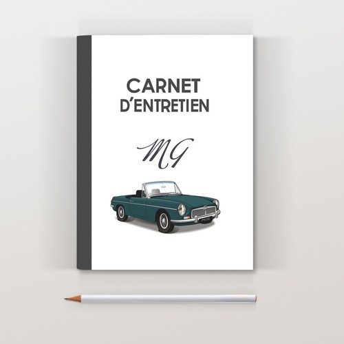 Carnet entretien mgb bleu - mgb,