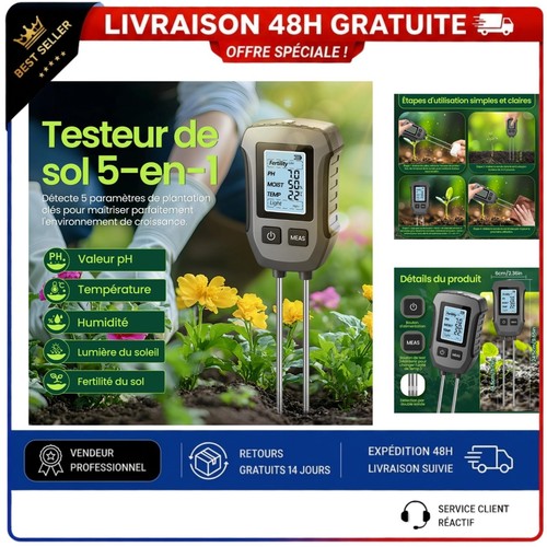 Testeur humidité sol 1 - testeur, en