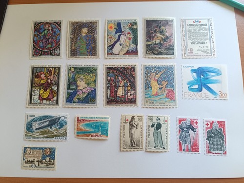 Timbres france 1963 - france, 1963,1977