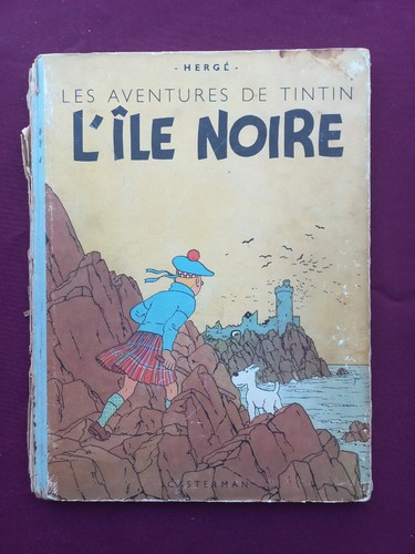 Tintin île noire 1947 - tintin, db