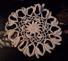 RARE : Ancien Mini Napperon GIUPURE D' IRLANDE ou BRETON+++Diamètre 10cm+++19ème