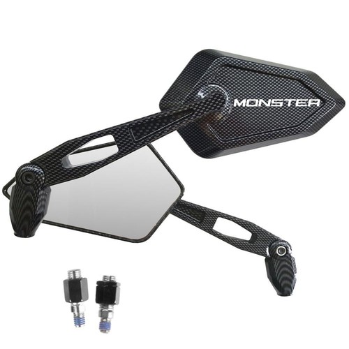 Miroirs street carbone look - carbone,