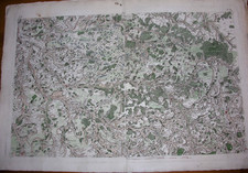 Carte de Cassini. Chateauroux