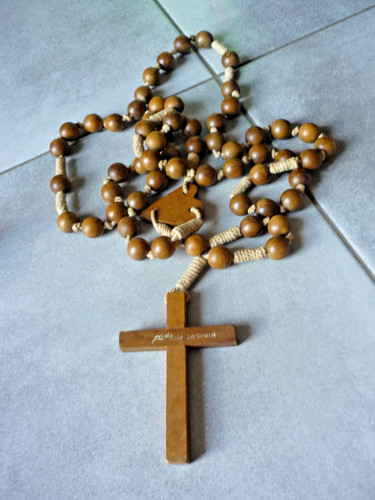 Rosaire billes bois - billes,