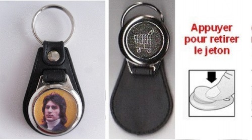 Porte cles mike brant - cles,