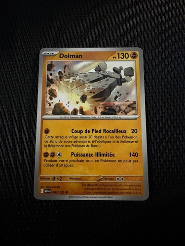 Carte pokémon dolman - pokémon,
